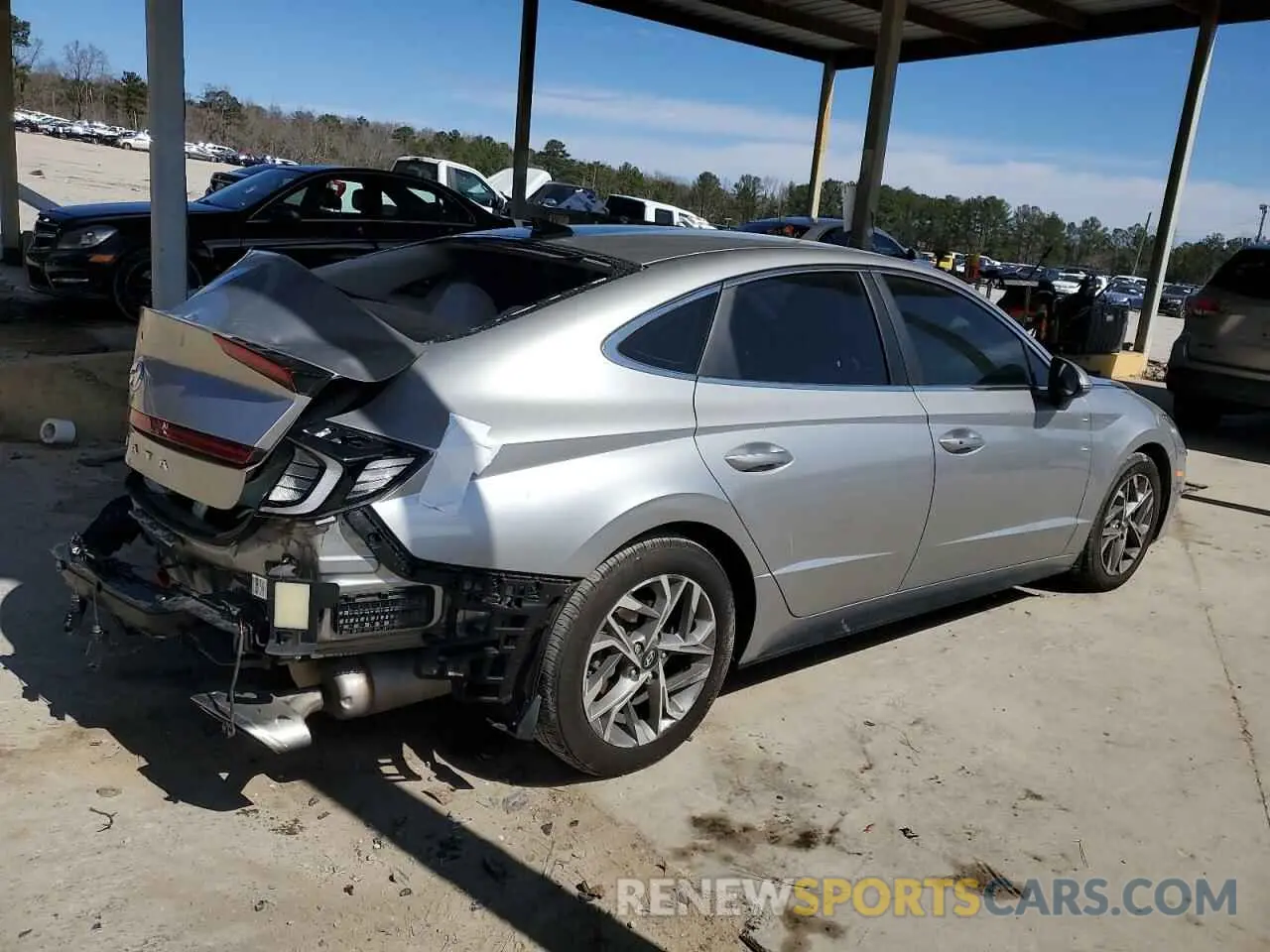 3 fotografías del automóvil dañado 5NPEL4JAXMH115032 HYUNDAI SONATA 2021