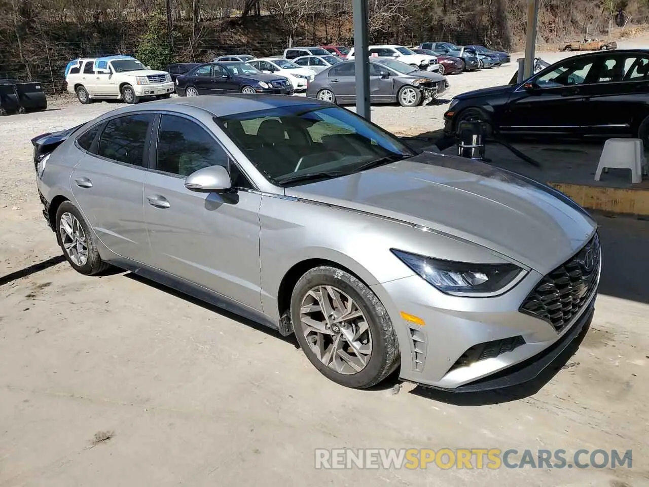 4 fotografías del automóvil dañado 5NPEL4JAXMH115032 HYUNDAI SONATA 2021
