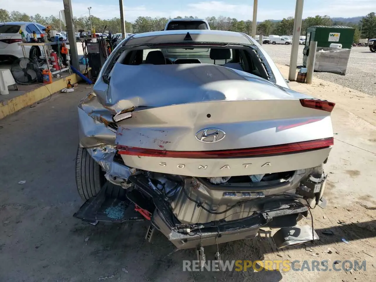 6 fotografías del automóvil dañado 5NPEL4JAXMH115032 HYUNDAI SONATA 2021