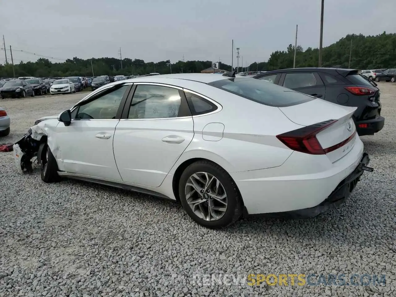2 fotografías del automóvil dañado 5NPEL4JAXMH121624 HYUNDAI SONATA 2021