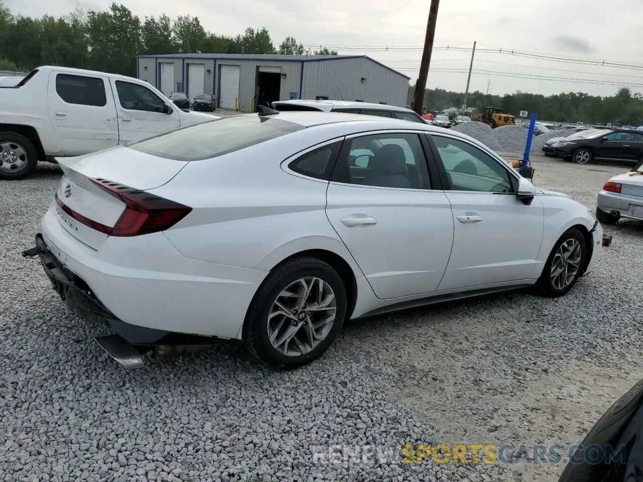 3 fotografías del automóvil dañado 5NPEL4JAXMH121624 HYUNDAI SONATA 2021
