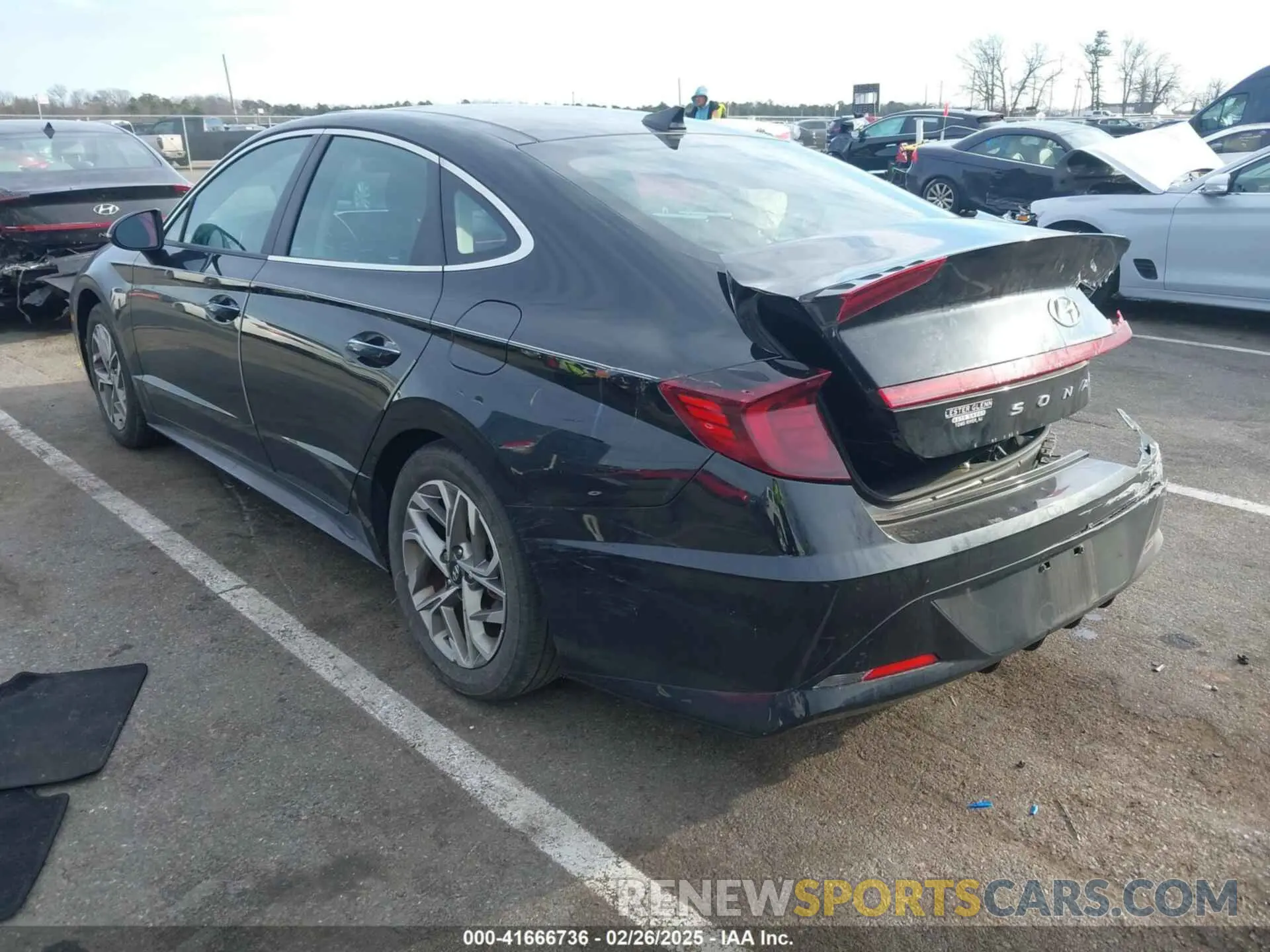 3 fotografías del automóvil dañado KMHL14JA0MA160383 HYUNDAI SONATA 2021