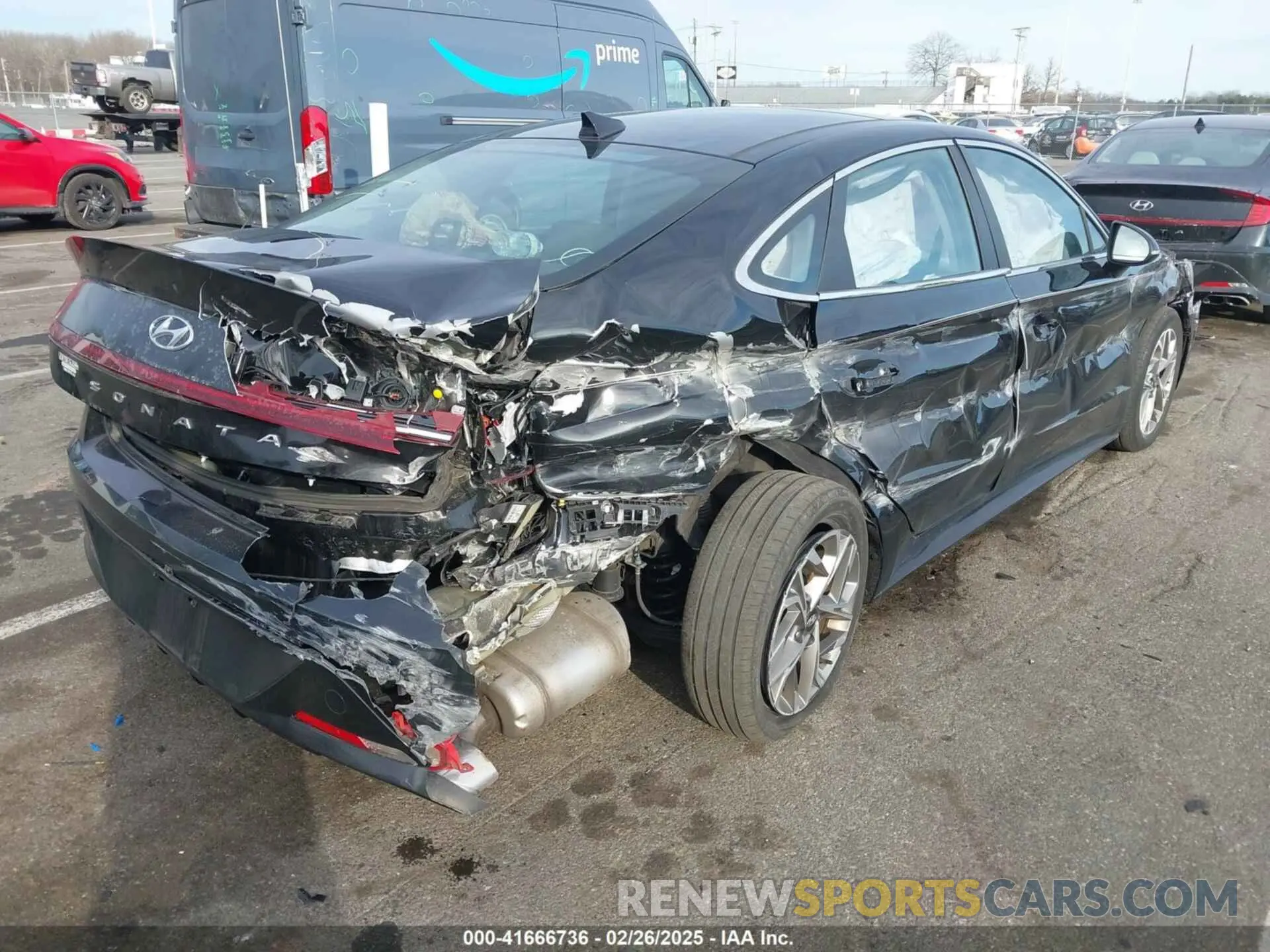 4 fotografías del automóvil dañado KMHL14JA0MA160383 HYUNDAI SONATA 2021