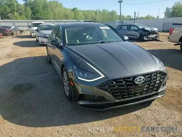 10 fotografías del automóvil dañado KMHL14JA4MA143909 HYUNDAI SONATA 2021