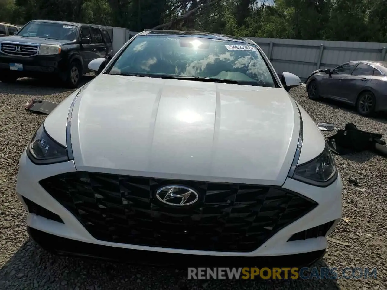 5 fotografías del automóvil dañado KMHL14JA4MA158720 HYUNDAI SONATA 2021