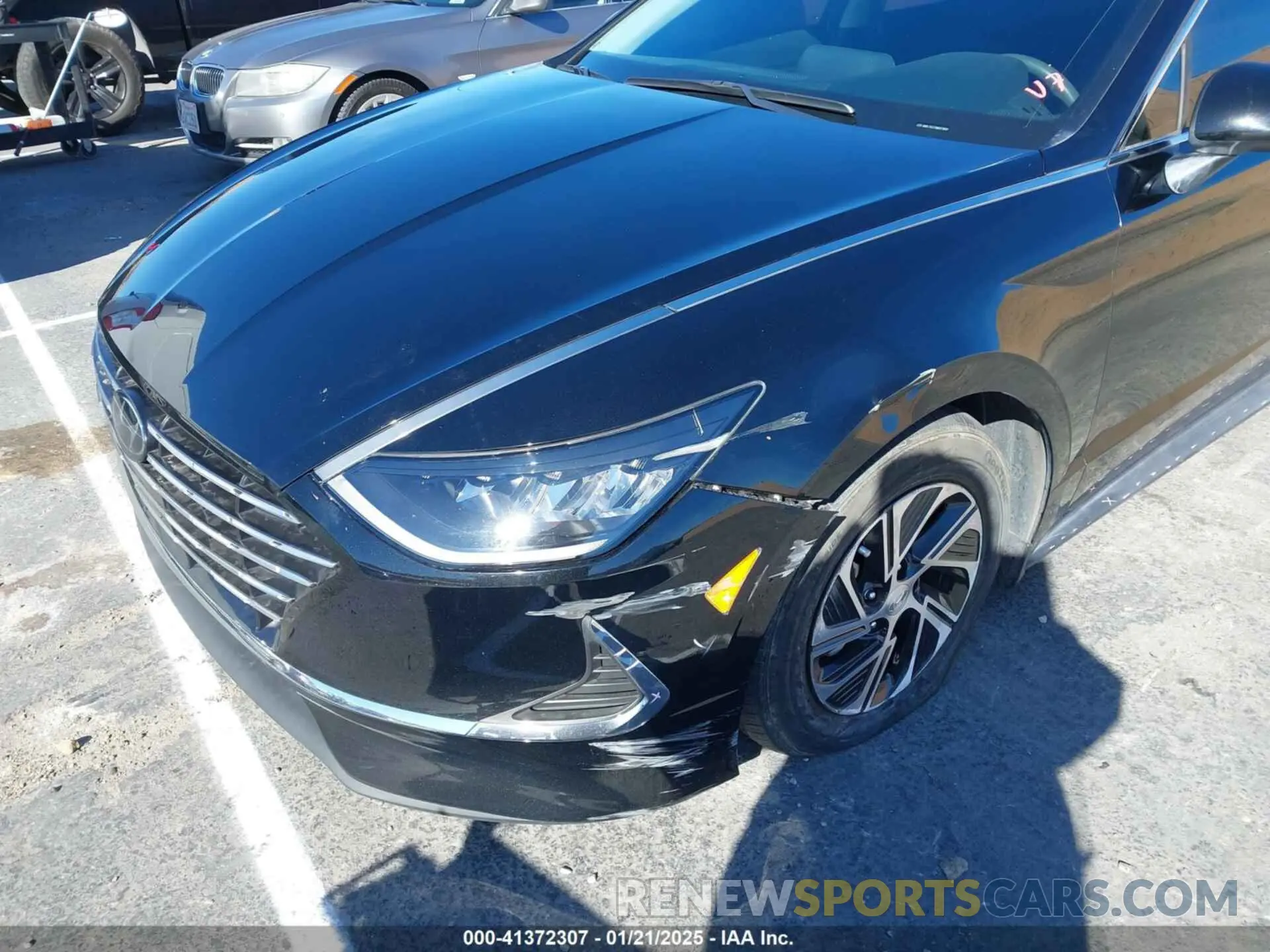 6 fotografías del automóvil dañado KMHL24JJ1MA023692 HYUNDAI SONATA 2021