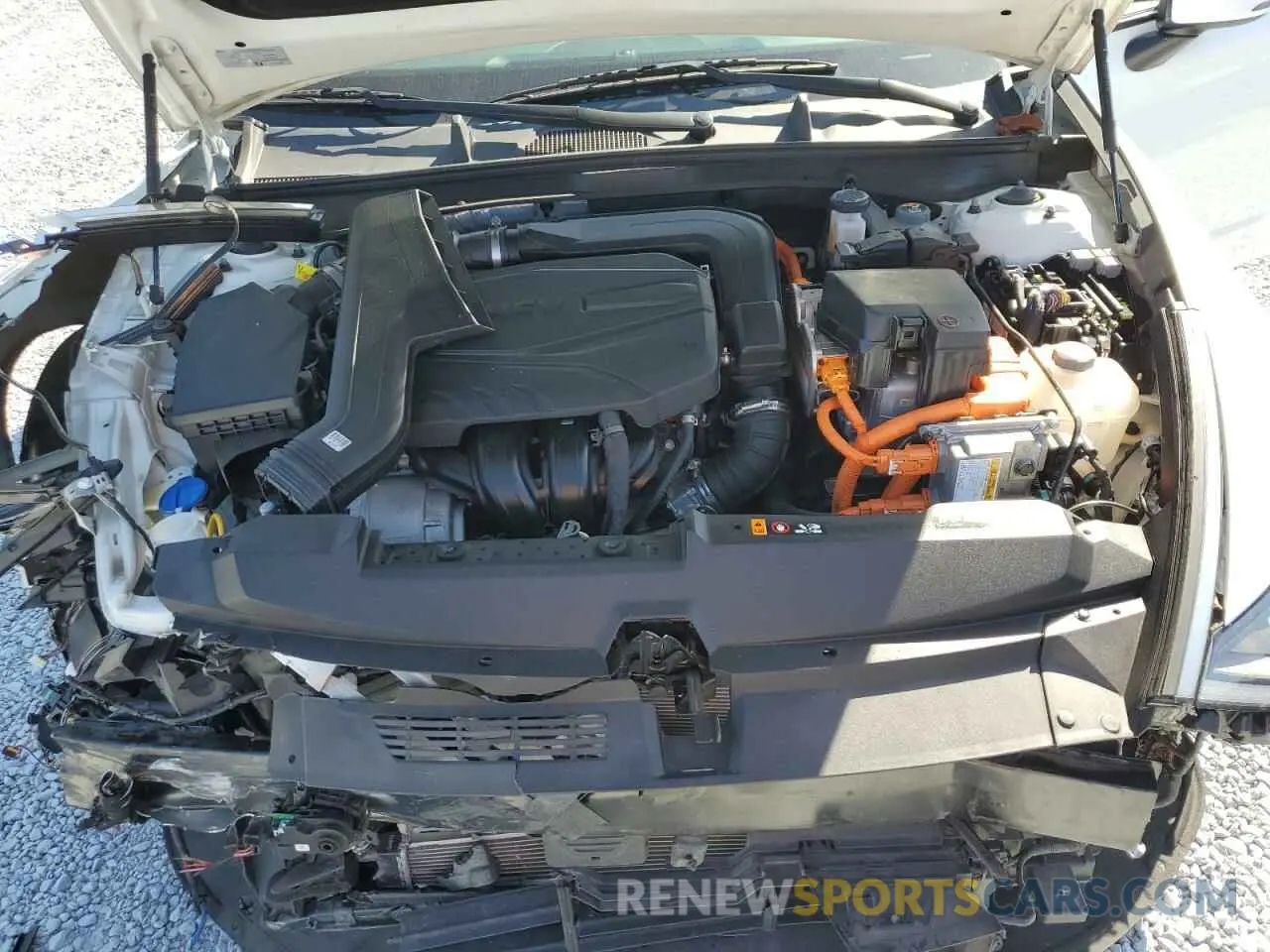 11 fotografías del automóvil dañado KMHL24JJ7MA030226 HYUNDAI SONATA 2021
