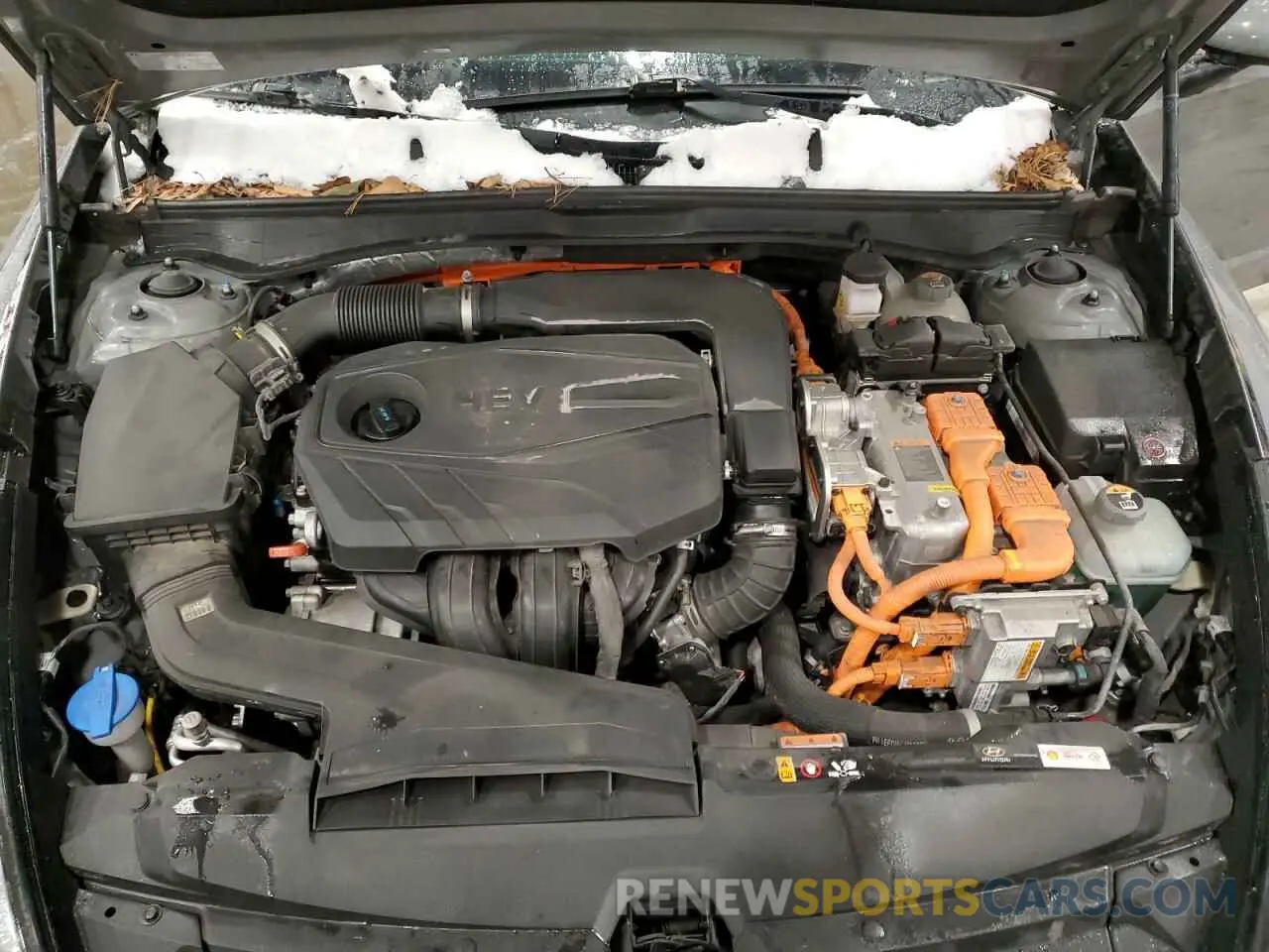 11 fotografías del automóvil dañado KMHL24JJXMA018121 HYUNDAI SONATA 2021