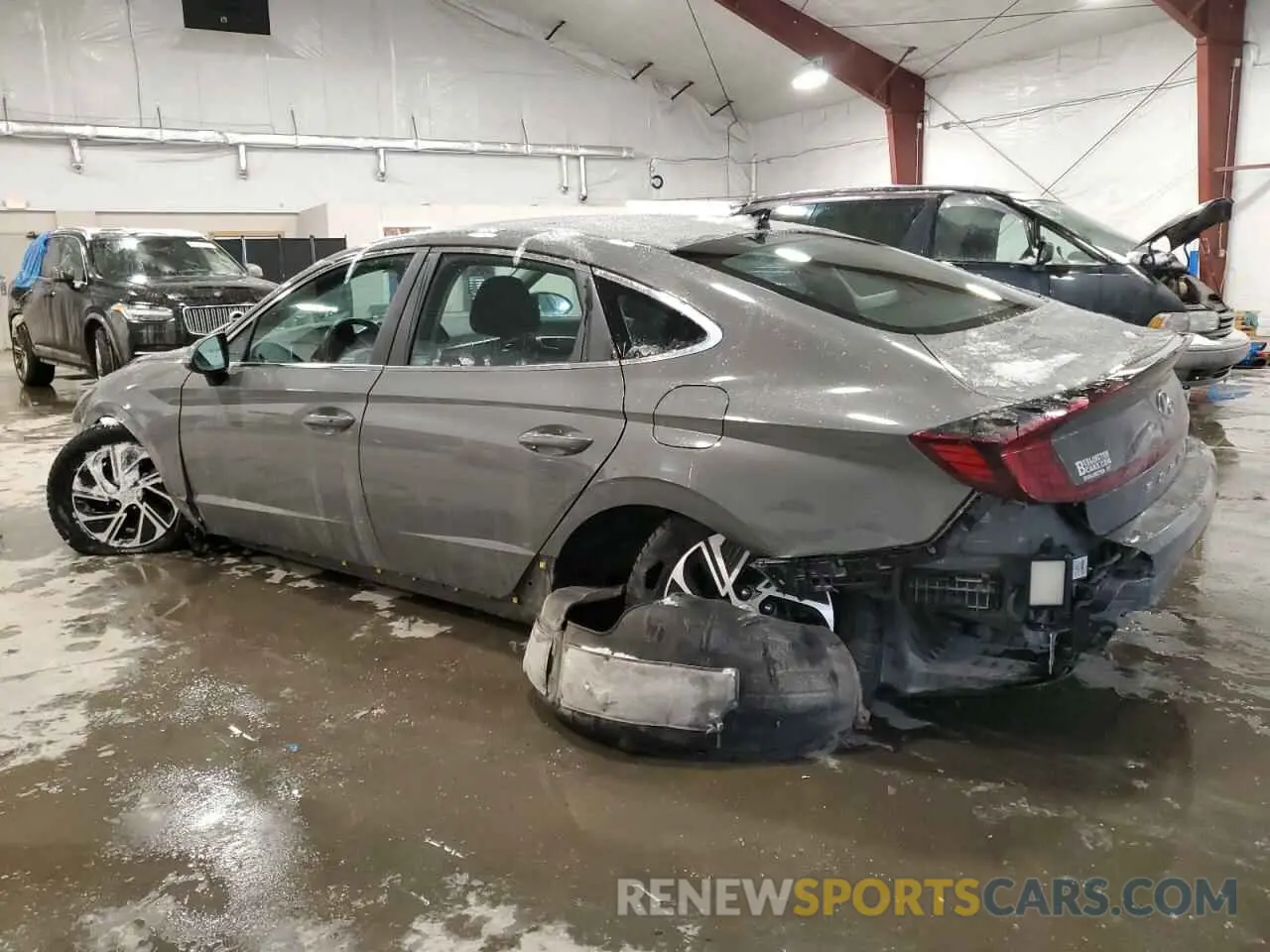2 fotografías del automóvil dañado KMHL24JJXMA018121 HYUNDAI SONATA 2021