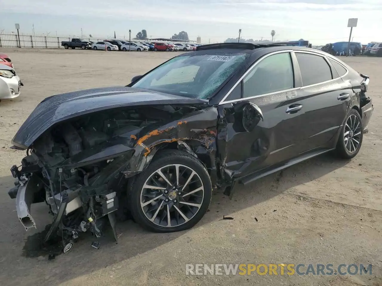1 fotografías del automóvil dañado KMHL34J20MA156062 HYUNDAI SONATA 2021