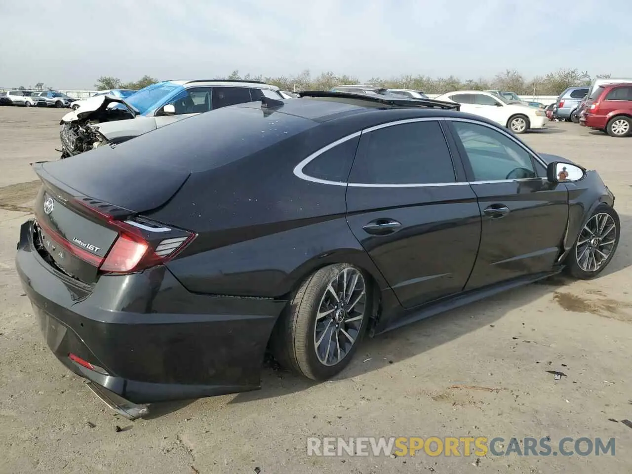 3 fotografías del automóvil dañado KMHL34J20MA156062 HYUNDAI SONATA 2021