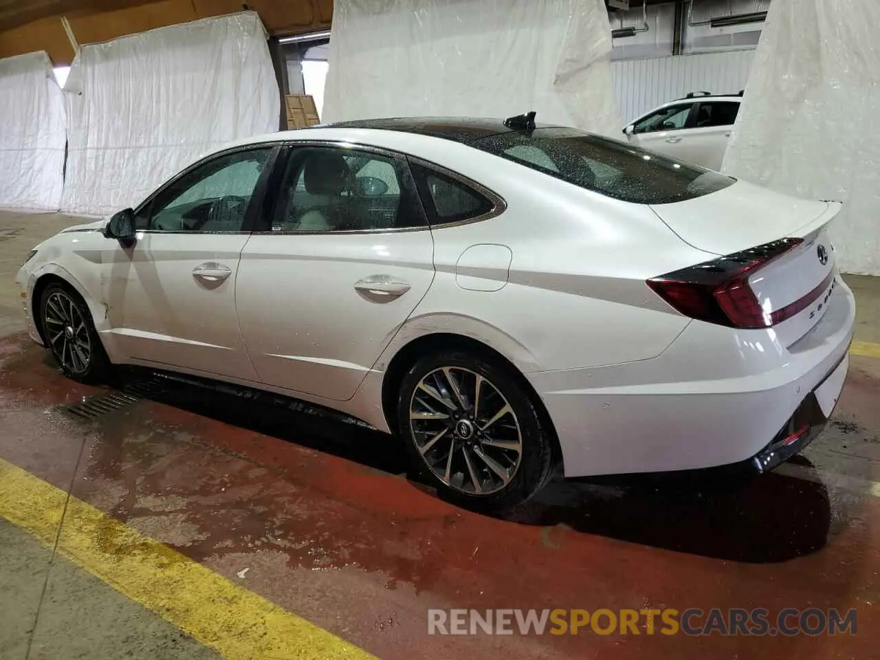 2 fotografías del automóvil dañado KMHL34J21MA153459 HYUNDAI SONATA 2021