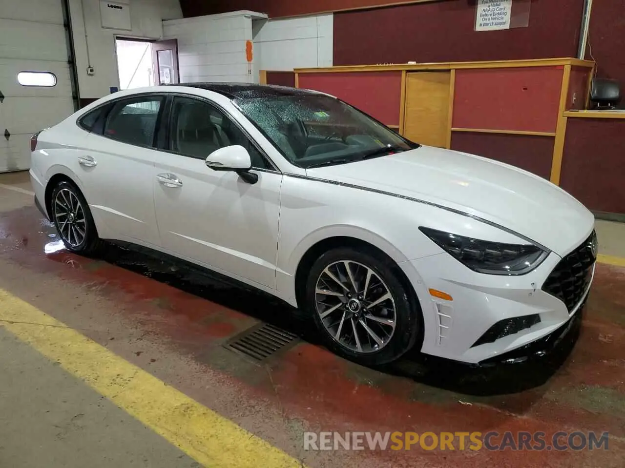 4 fotografías del automóvil dañado KMHL34J21MA153459 HYUNDAI SONATA 2021