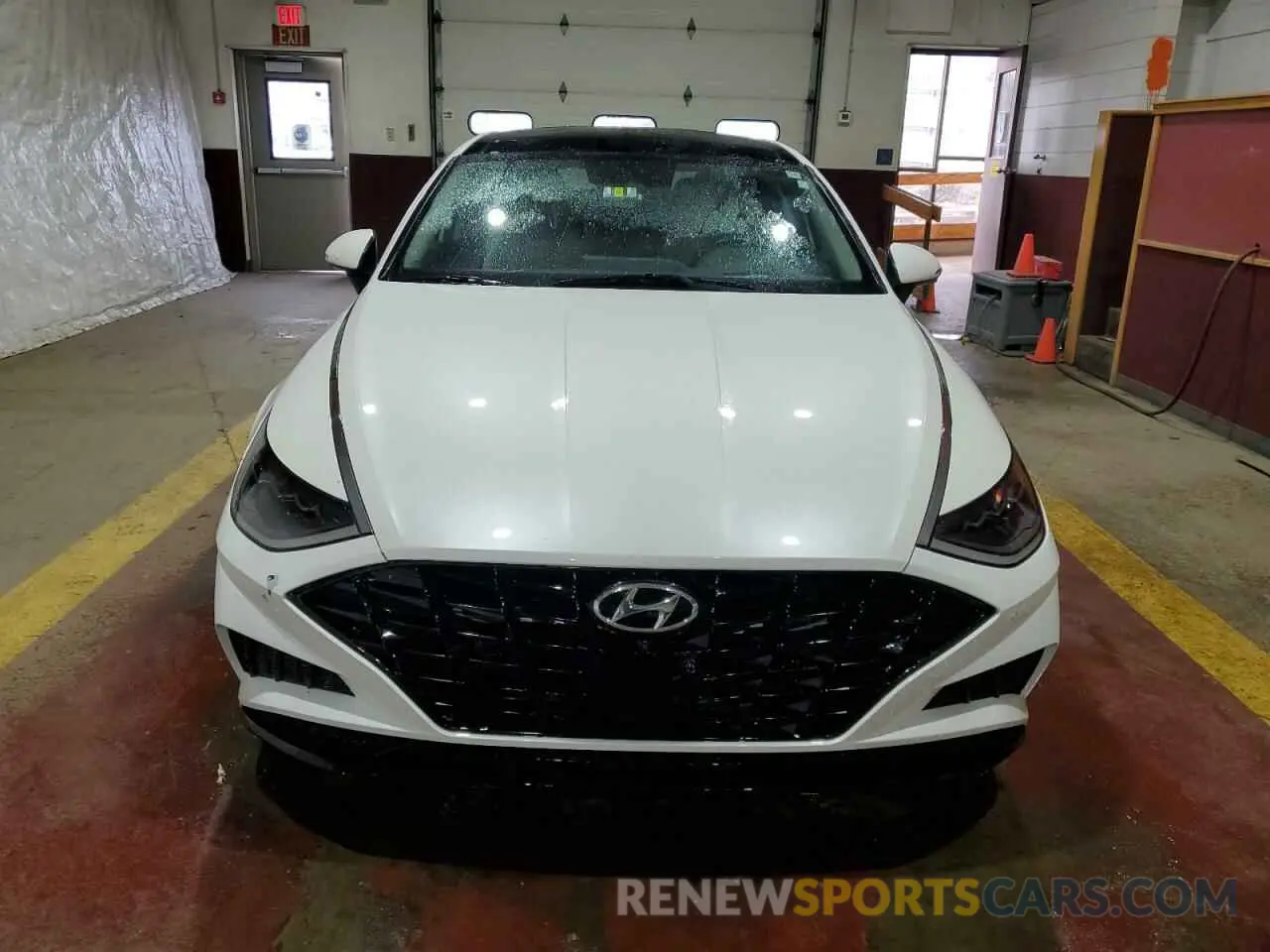 5 fotografías del automóvil dañado KMHL34J21MA153459 HYUNDAI SONATA 2021