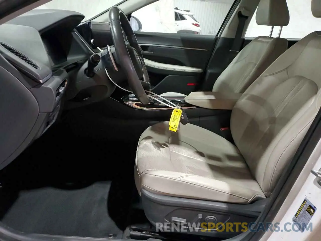 7 fotografías del automóvil dañado KMHL34J21MA153459 HYUNDAI SONATA 2021