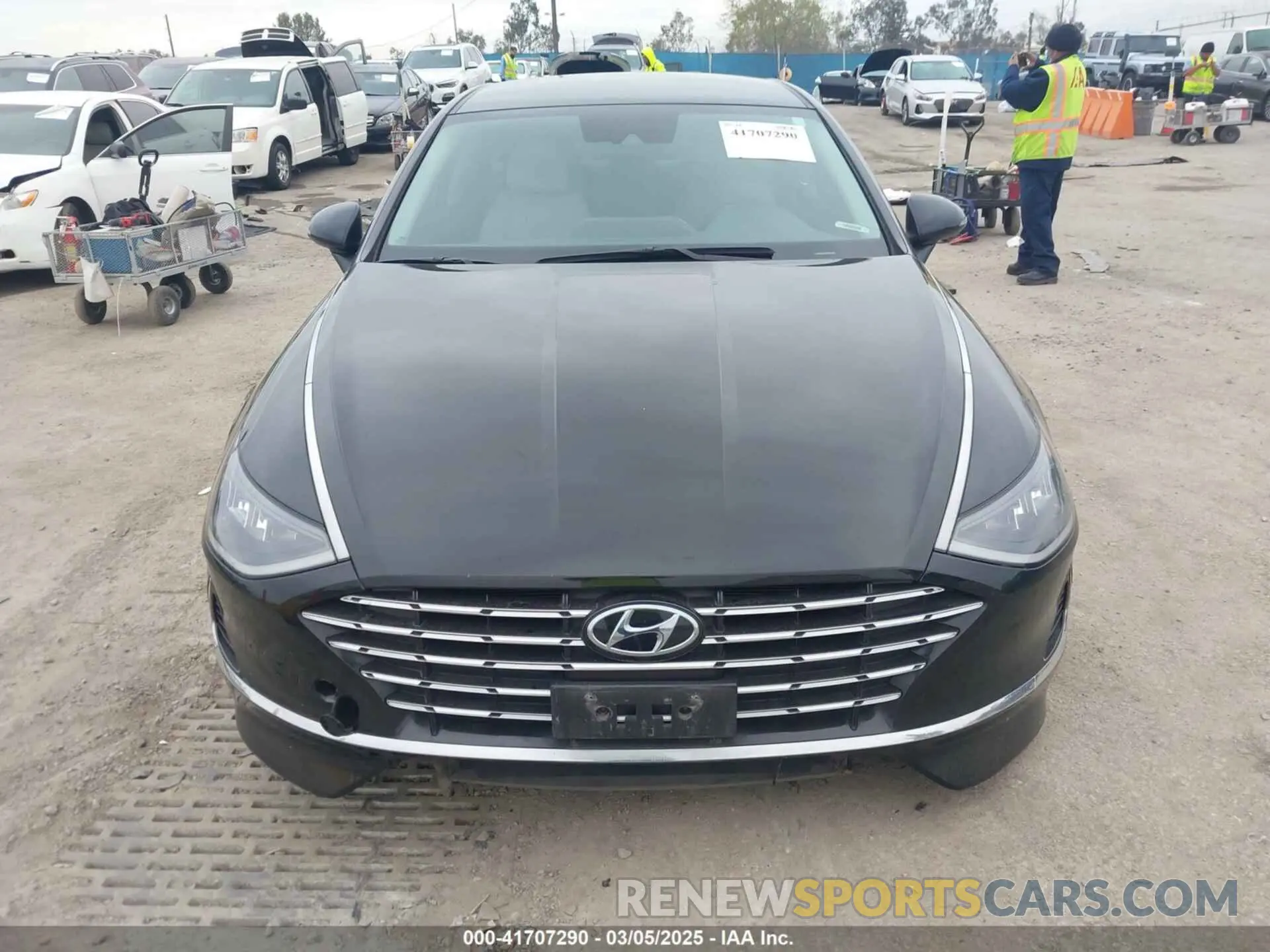 12 fotografías del automóvil dañado KMHL34JJ1MA024239 HYUNDAI SONATA 2021