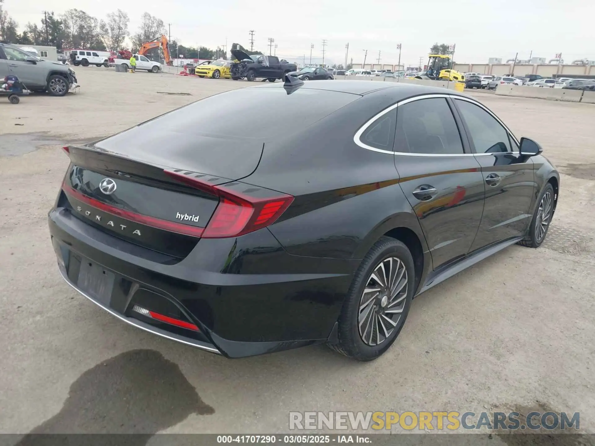 4 fotografías del automóvil dañado KMHL34JJ1MA024239 HYUNDAI SONATA 2021