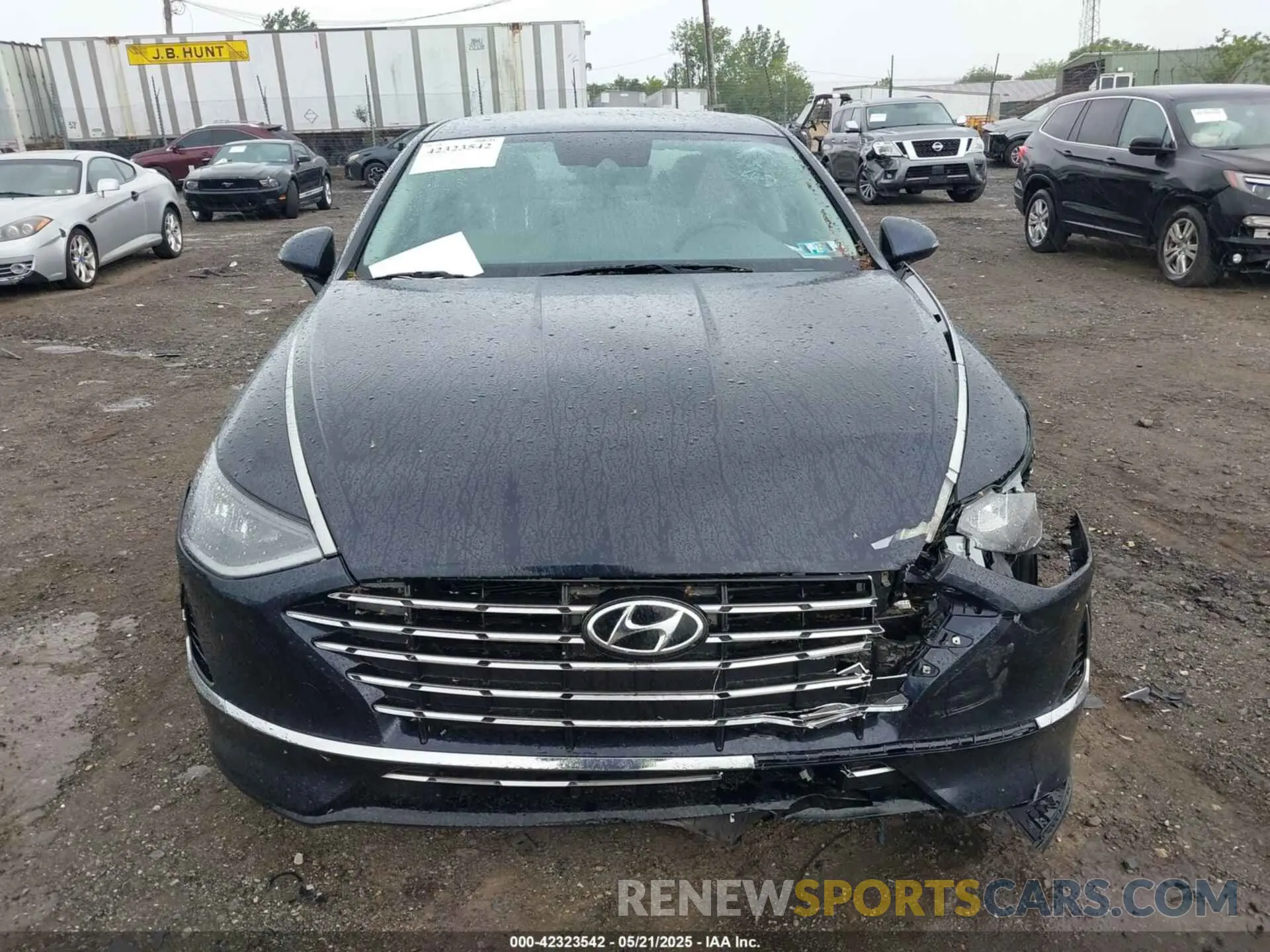 13 fotografías del automóvil dañado KMHL34JJ3MA020001 HYUNDAI SONATA 2021