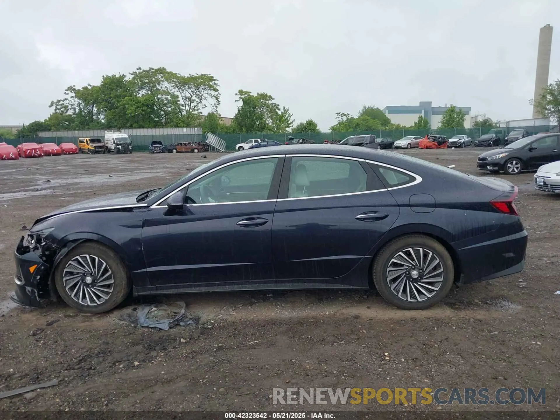15 fotografías del automóvil dañado KMHL34JJ3MA020001 HYUNDAI SONATA 2021