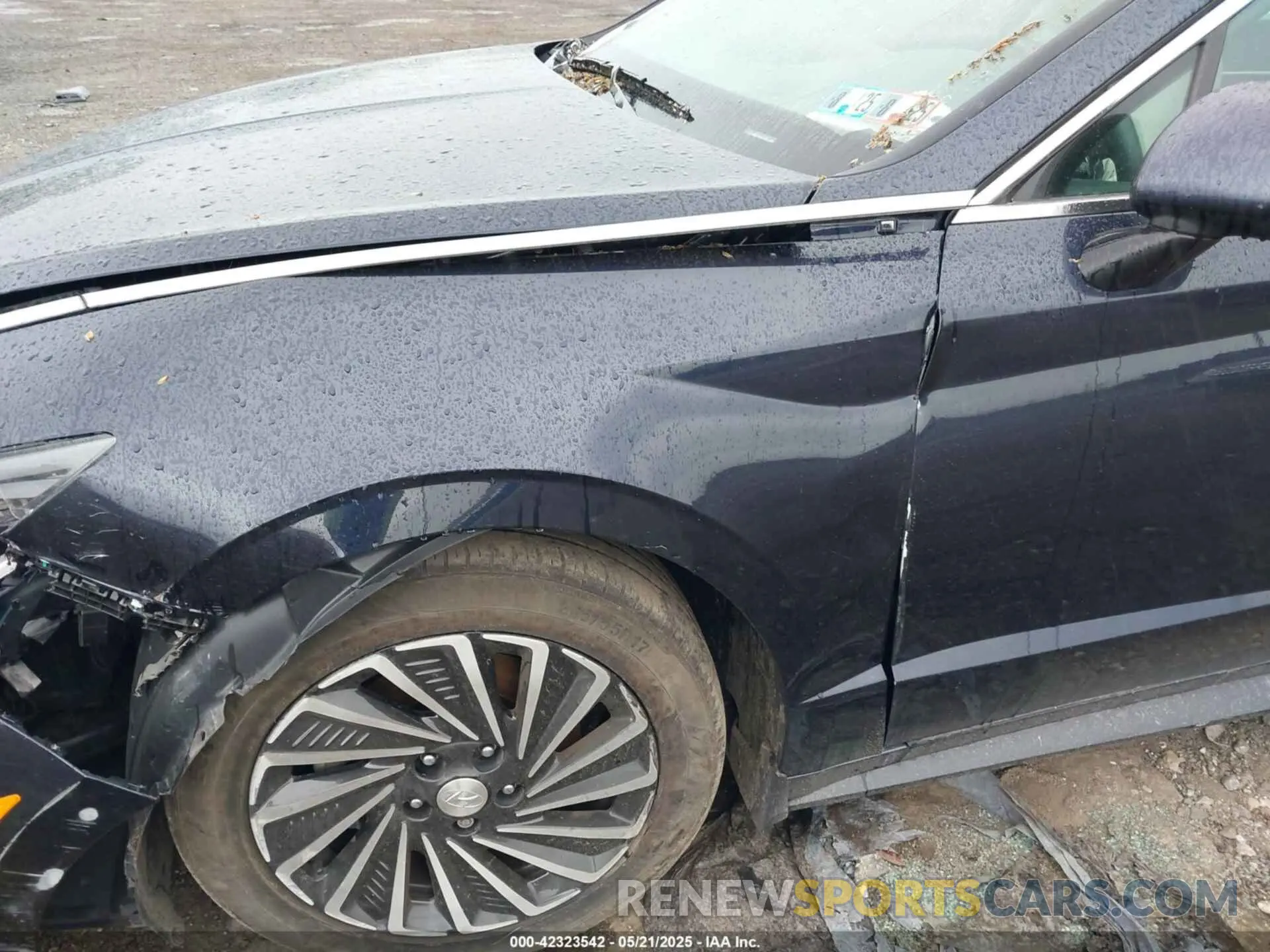 18 fotografías del automóvil dañado KMHL34JJ3MA020001 HYUNDAI SONATA 2021
