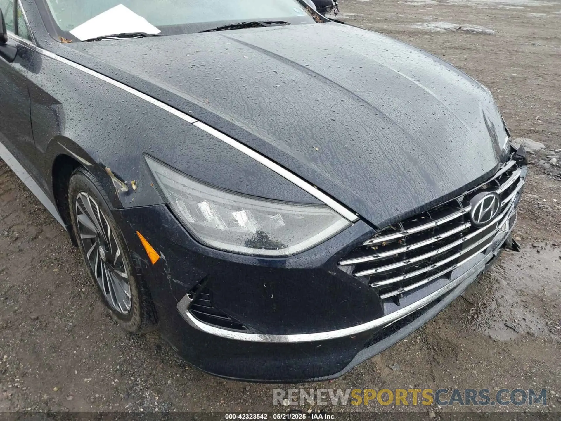 21 fotografías del automóvil dañado KMHL34JJ3MA020001 HYUNDAI SONATA 2021