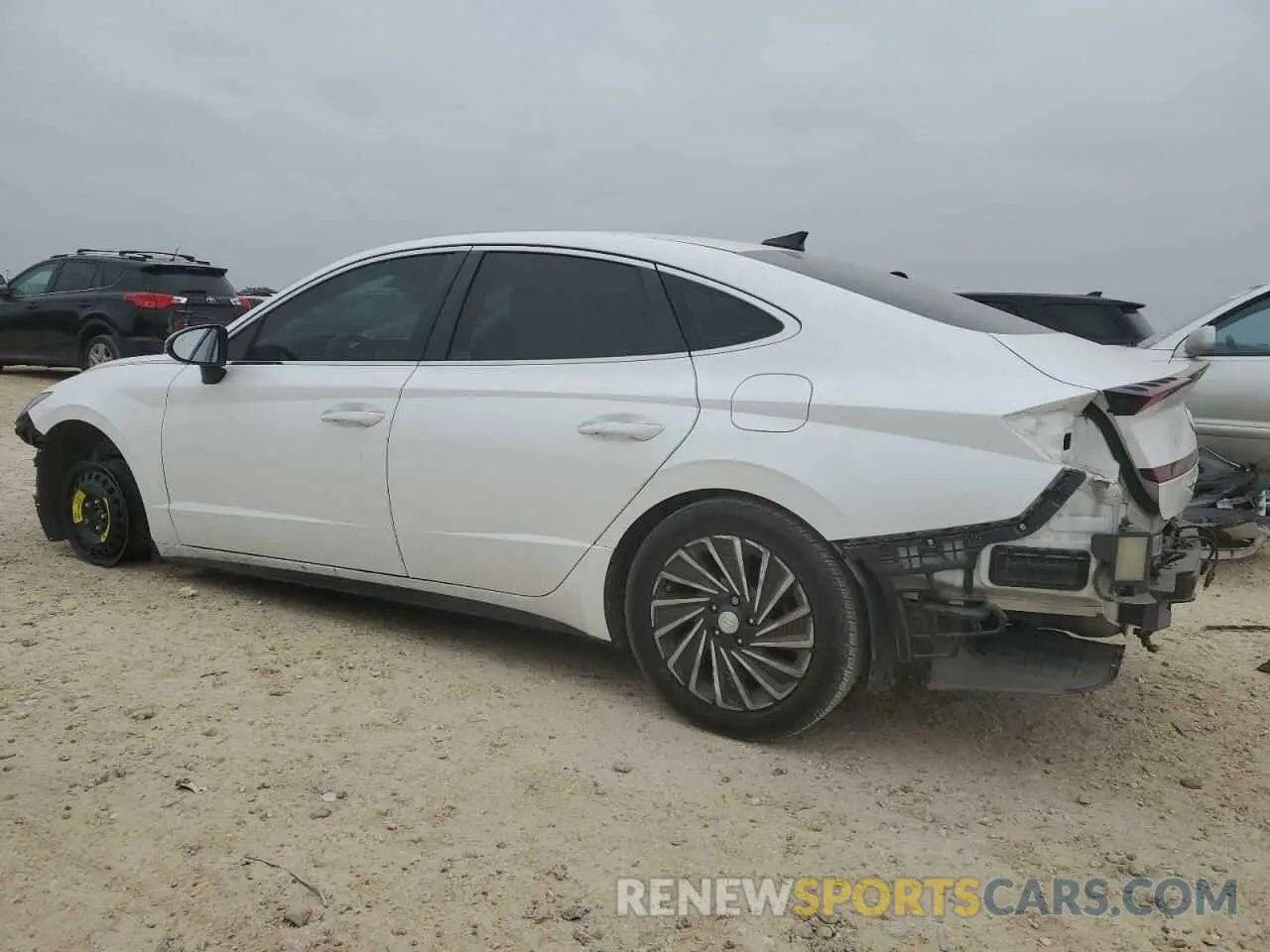 2 fotografías del automóvil dañado KMHL34JJ7MA027209 HYUNDAI SONATA 2021