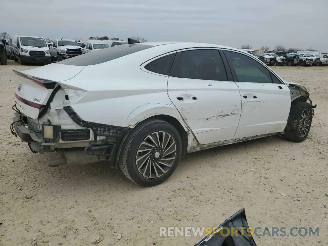 3 fotografías del automóvil dañado KMHL34JJ7MA027209 HYUNDAI SONATA 2021