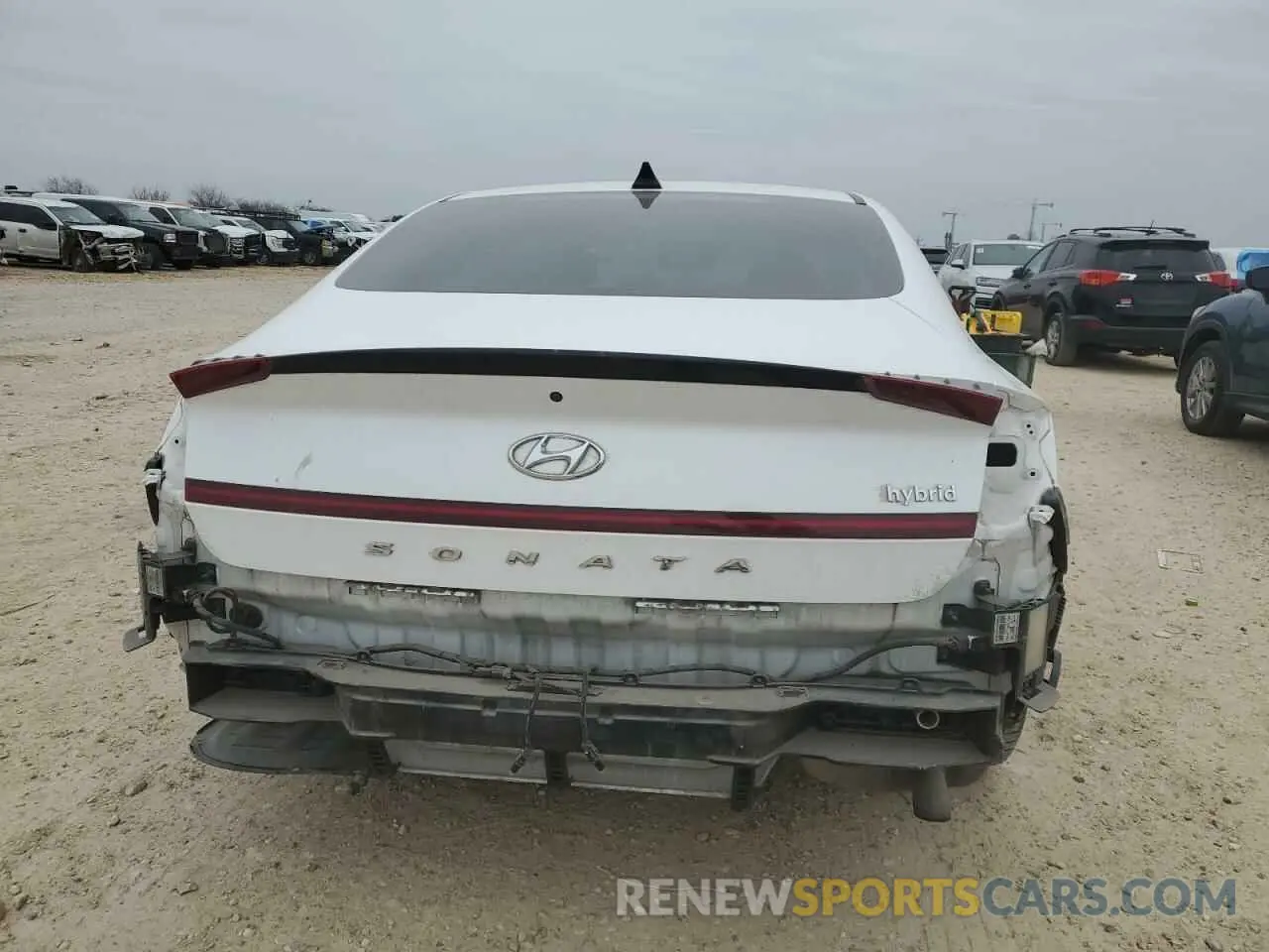 6 fotografías del automóvil dañado KMHL34JJ7MA027209 HYUNDAI SONATA 2021