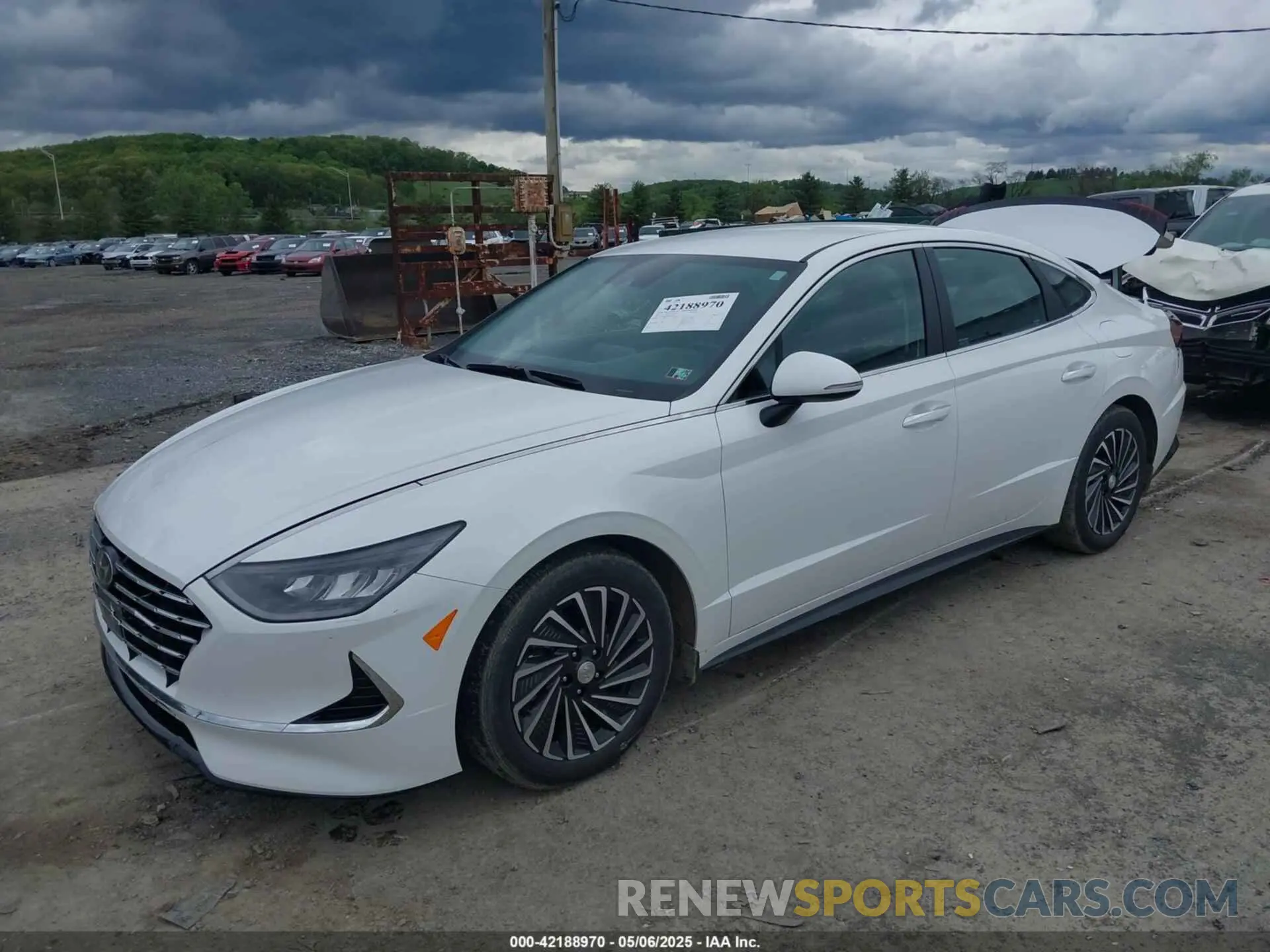 2 fotografías del automóvil dañado KMHL34JJ8MA033861 HYUNDAI SONATA 2021