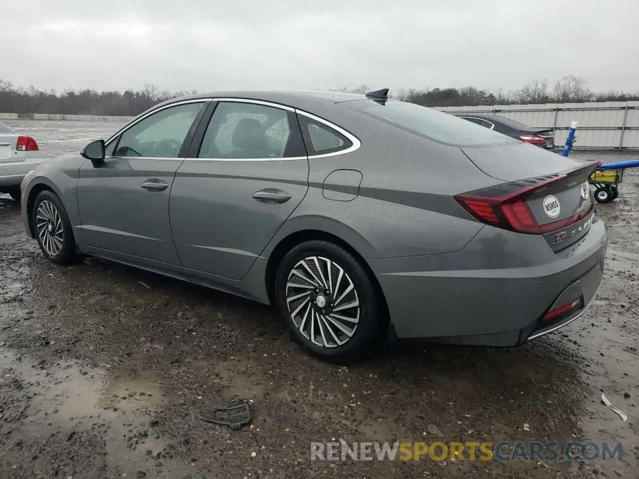 2 fotografías del automóvil dañado KMHL34JJ9MA027163 HYUNDAI SONATA 2021