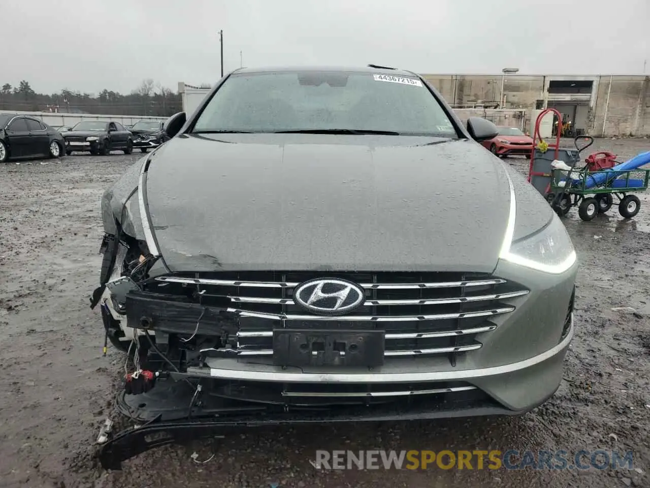 5 fotografías del automóvil dañado KMHL34JJ9MA027163 HYUNDAI SONATA 2021