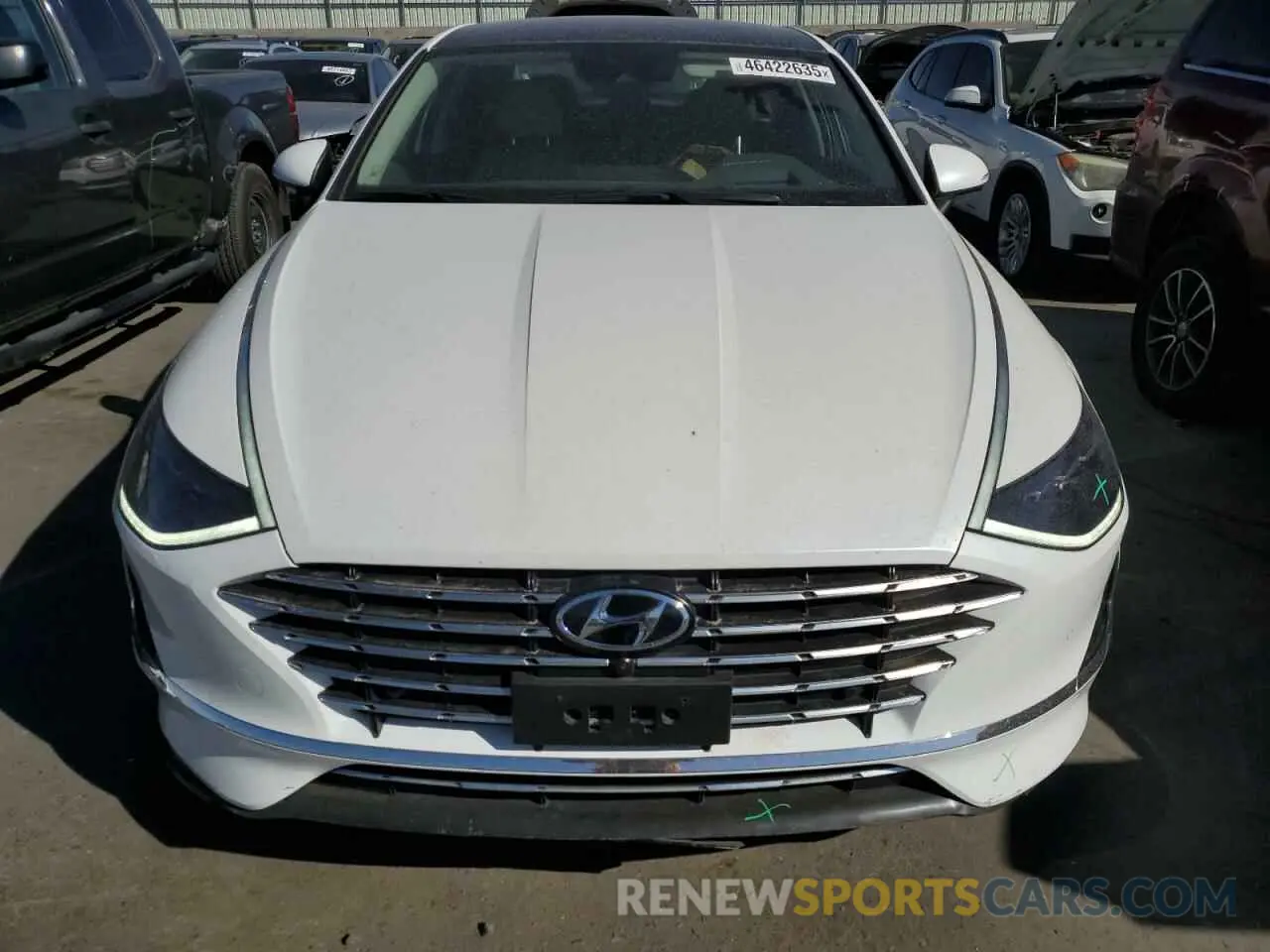 5 fotografías del automóvil dañado KMHL54JJ2MA032201 HYUNDAI SONATA 2021
