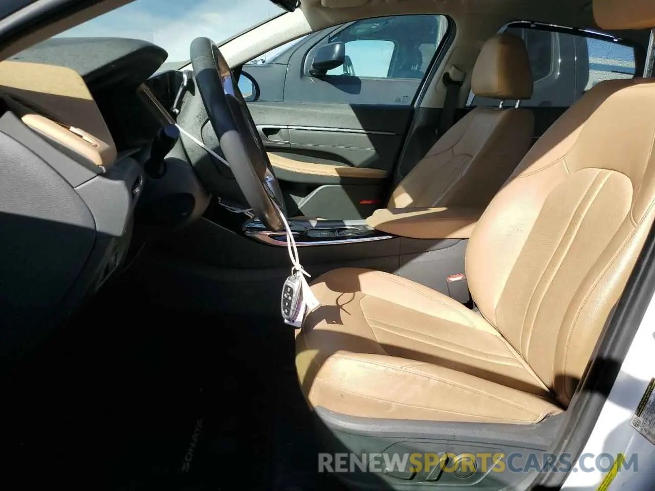7 fotografías del automóvil dañado KMHL54JJ2MA032201 HYUNDAI SONATA 2021