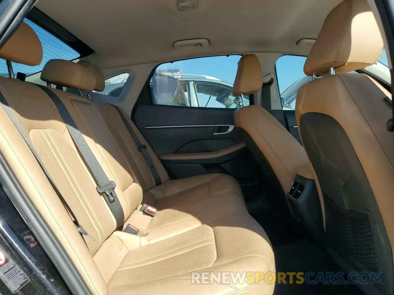 10 fotografías del automóvil dañado KMHL54JJ3MA033681 HYUNDAI SONATA 2021