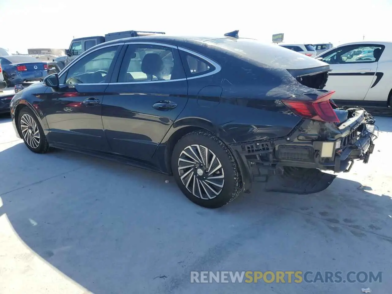 2 fotografías del automóvil dañado KMHL54JJ3MA033681 HYUNDAI SONATA 2021