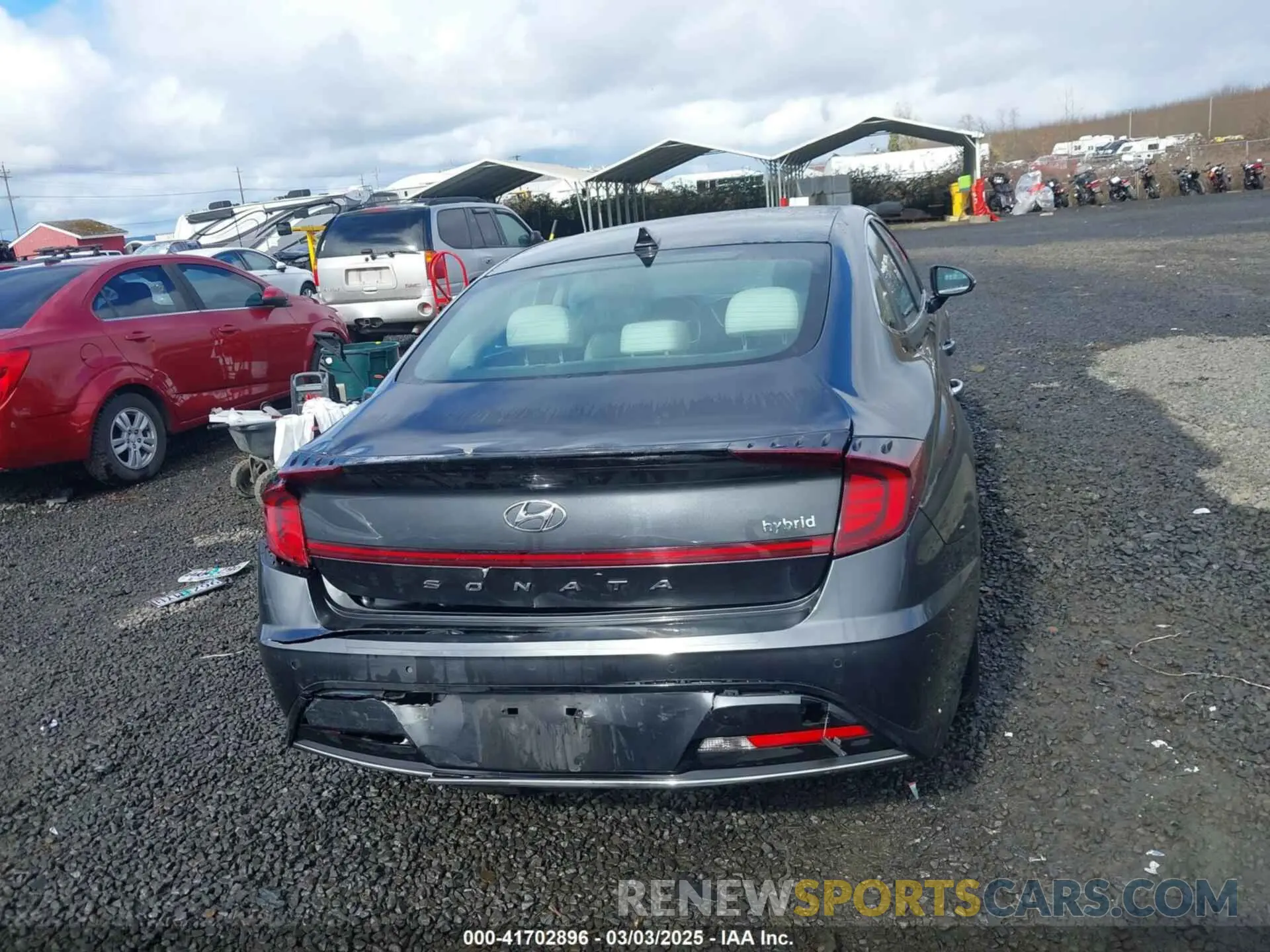 16 fotografías del automóvil dañado KMHL54JJ5MA032502 HYUNDAI SONATA 2021