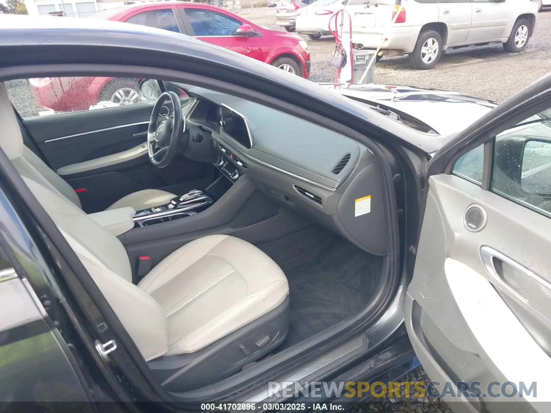 5 fotografías del automóvil dañado KMHL54JJ5MA032502 HYUNDAI SONATA 2021