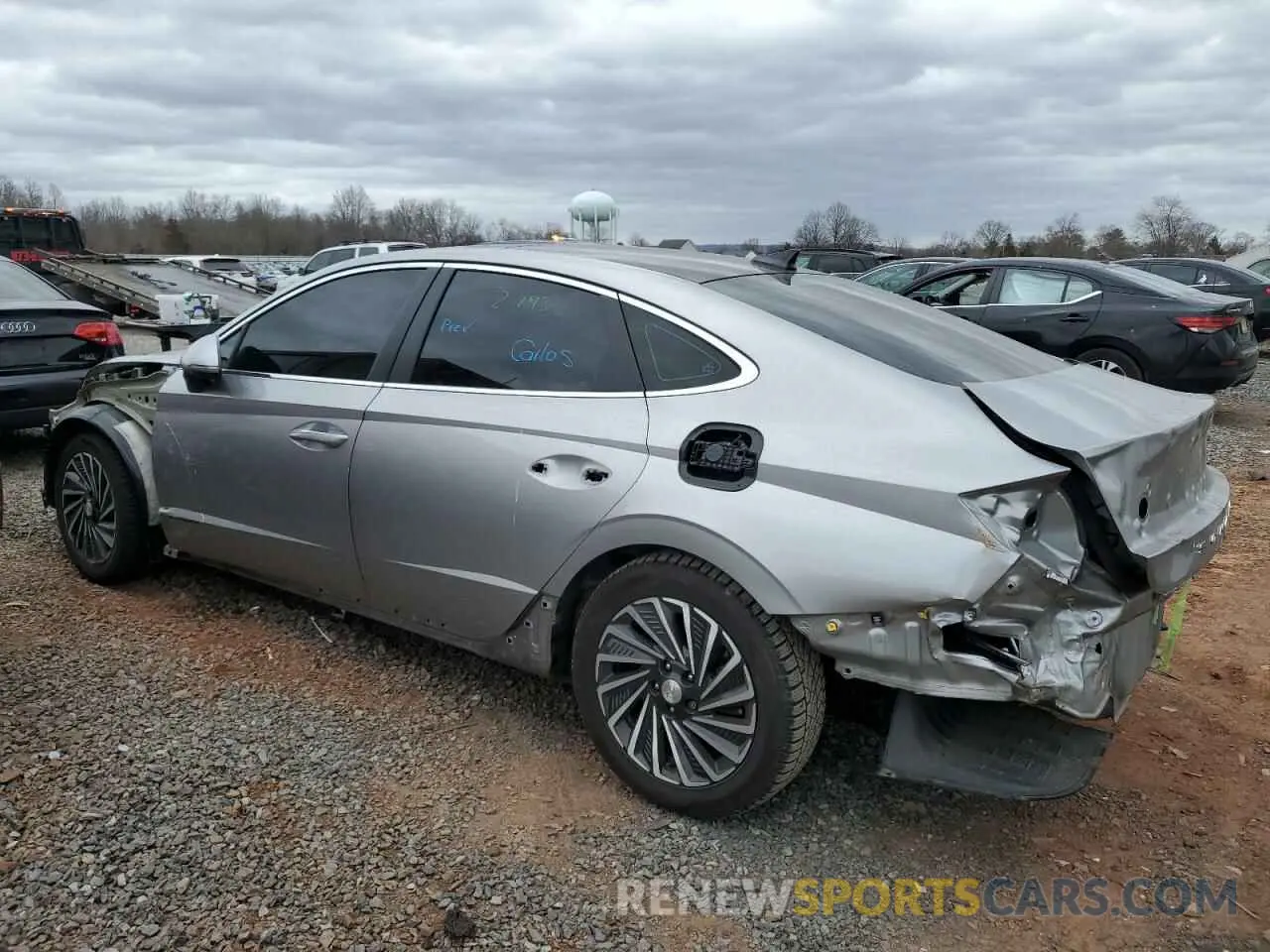 2 fotografías del automóvil dañado KMHL54JJ6MA036686 HYUNDAI SONATA 2021