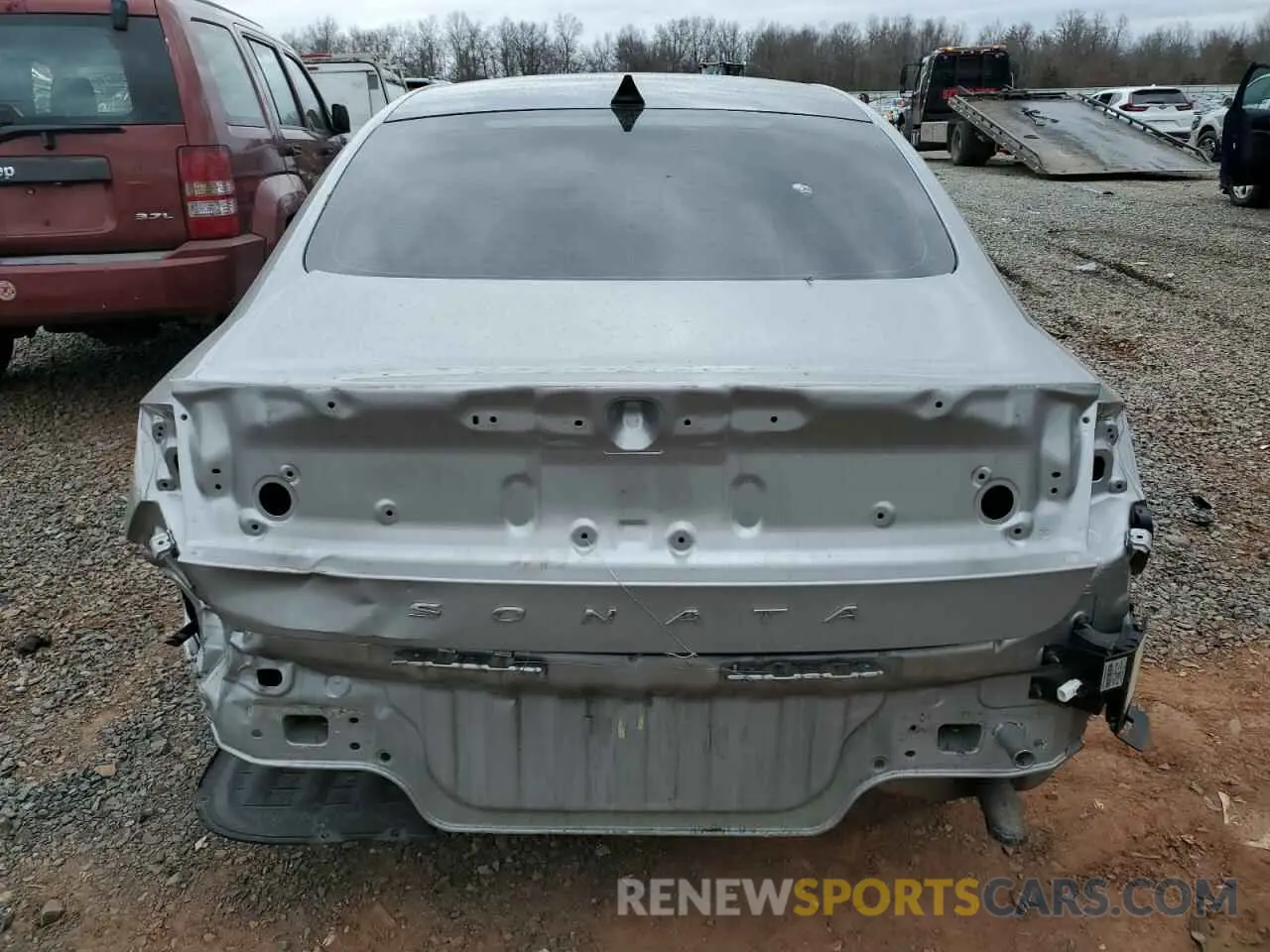6 fotografías del automóvil dañado KMHL54JJ6MA036686 HYUNDAI SONATA 2021