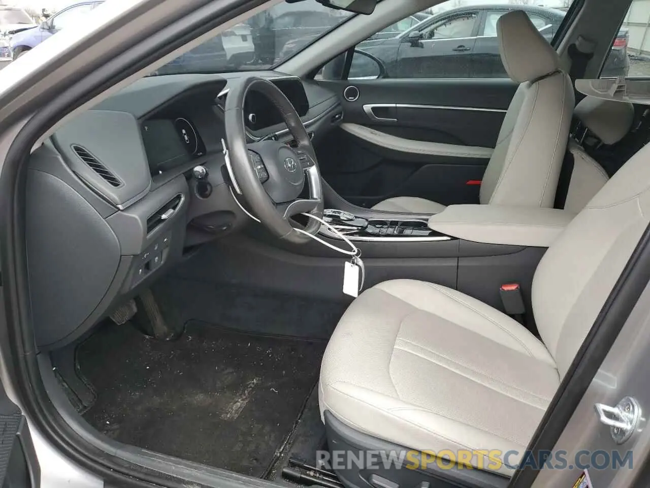 7 fotografías del automóvil dañado KMHL54JJ6MA036686 HYUNDAI SONATA 2021