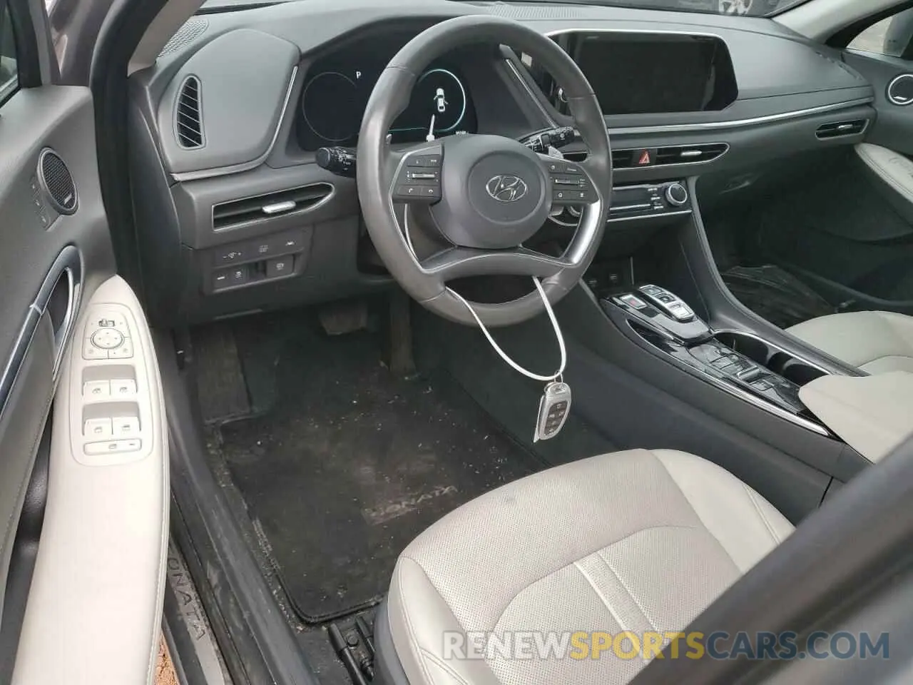8 fotografías del automóvil dañado KMHL54JJ6MA036686 HYUNDAI SONATA 2021