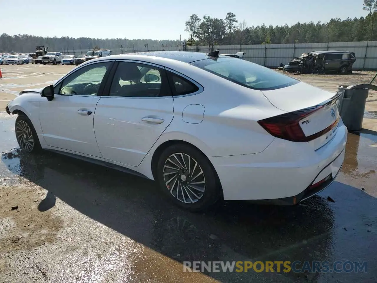 2 fotografías del automóvil dañado KMHL54JJ7MA032694 HYUNDAI SONATA 2021
