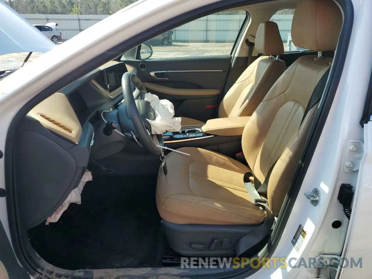 7 fotografías del automóvil dañado KMHL54JJ7MA032694 HYUNDAI SONATA 2021