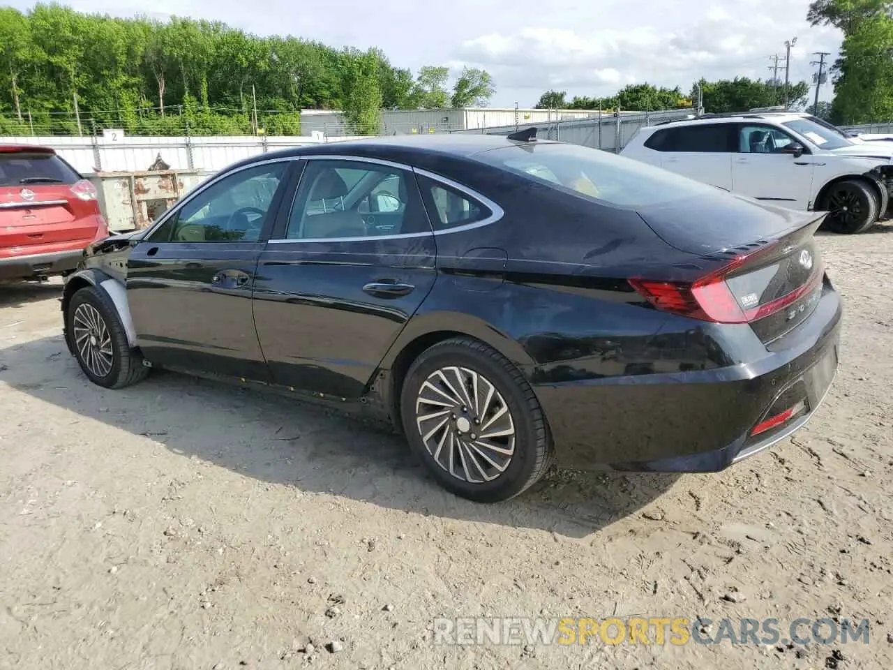 2 fotografías del automóvil dañado KMHL54JJ8MA020957 HYUNDAI SONATA 2021