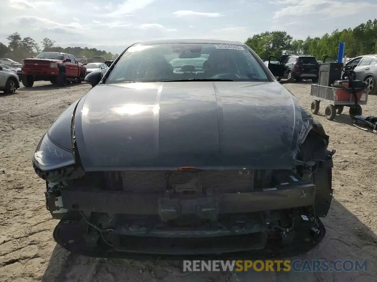 5 fotografías del automóvil dañado KMHL54JJ8MA020957 HYUNDAI SONATA 2021