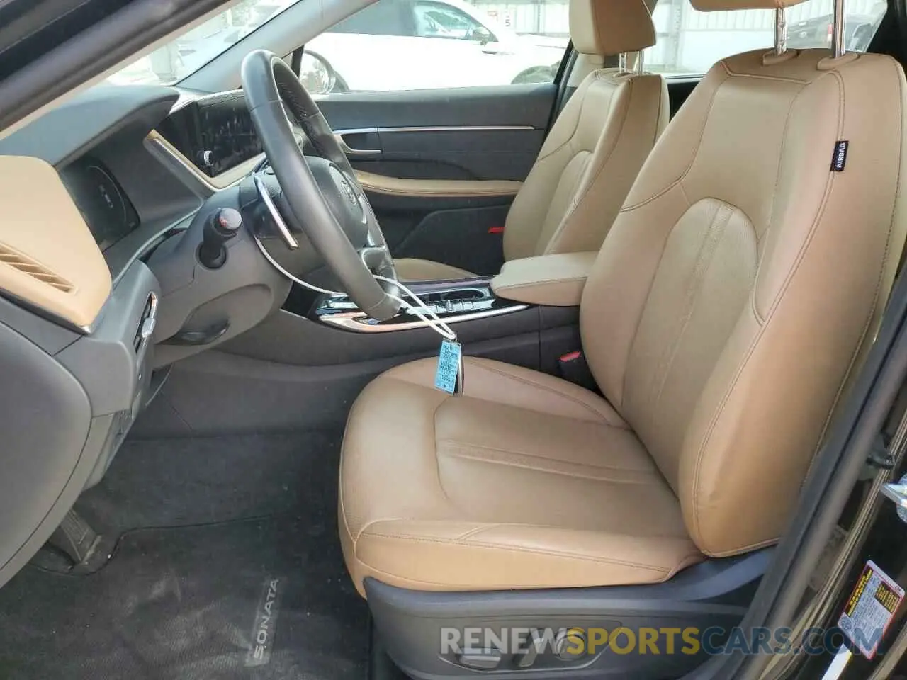 7 fotografías del automóvil dañado KMHL54JJ8MA020957 HYUNDAI SONATA 2021