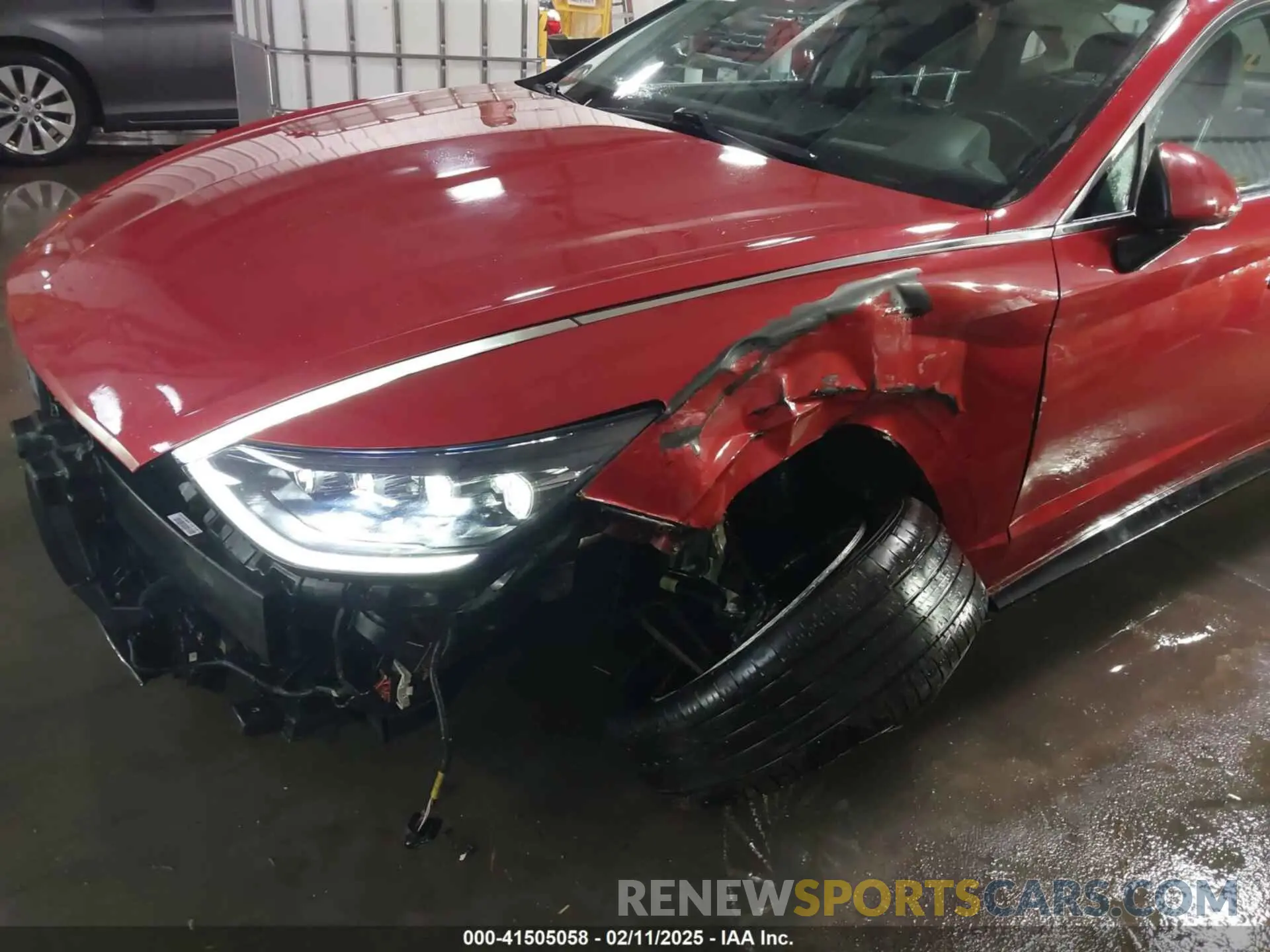 6 fotografías del automóvil dañado KMHL54JJ8MA031196 HYUNDAI SONATA 2021