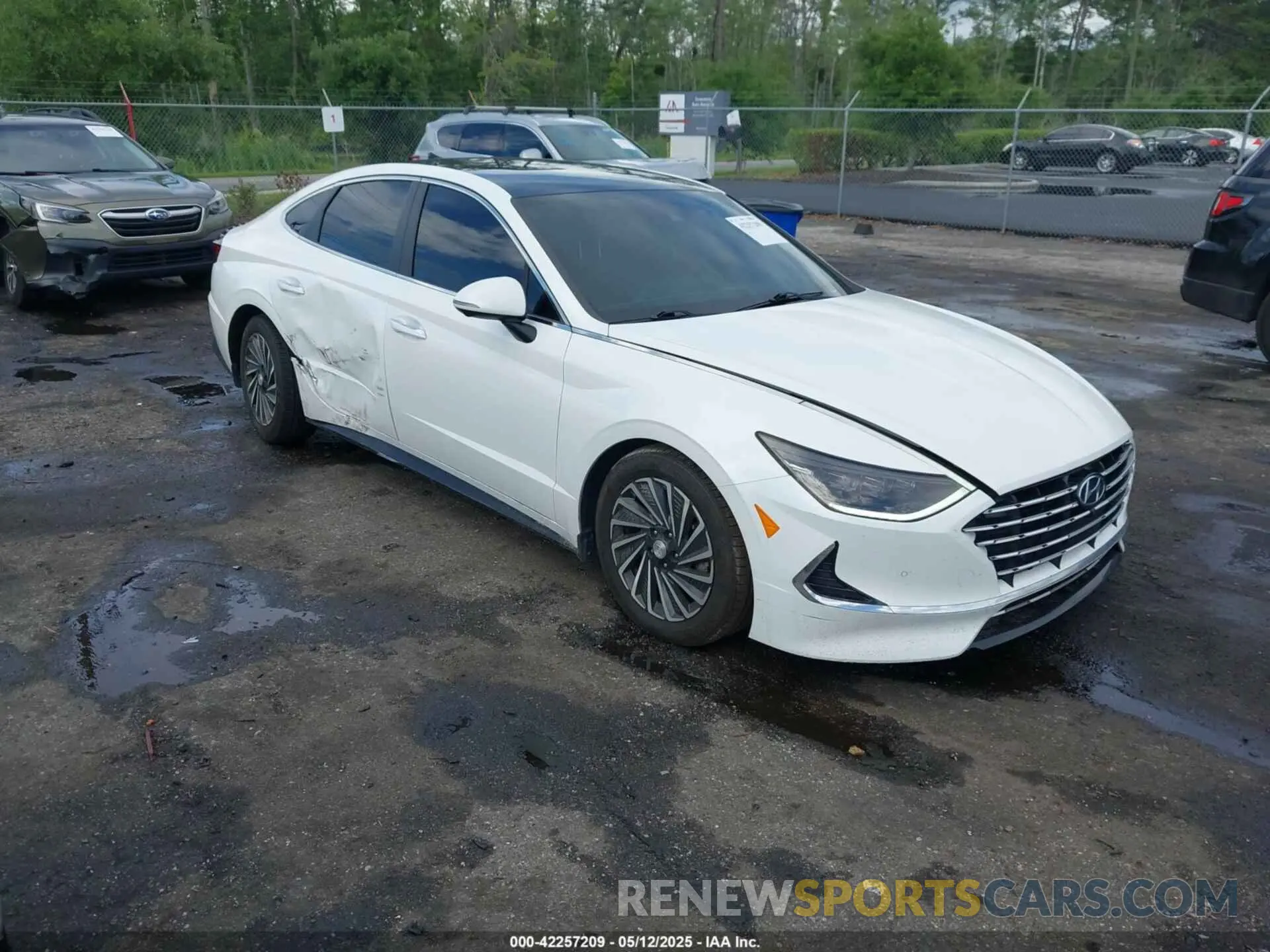 1 fotografías del automóvil dañado KMHL54JJ9MA021955 HYUNDAI SONATA 2021