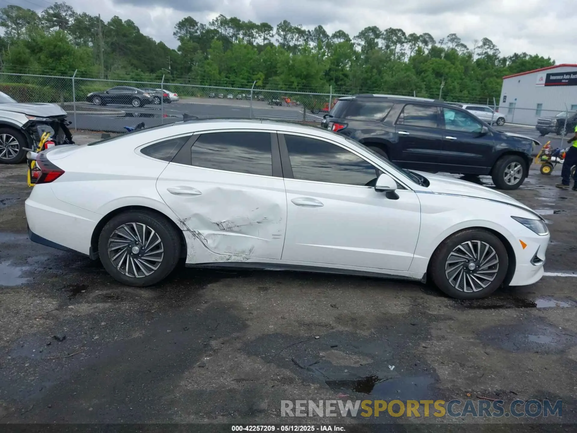 13 fotografías del automóvil dañado KMHL54JJ9MA021955 HYUNDAI SONATA 2021