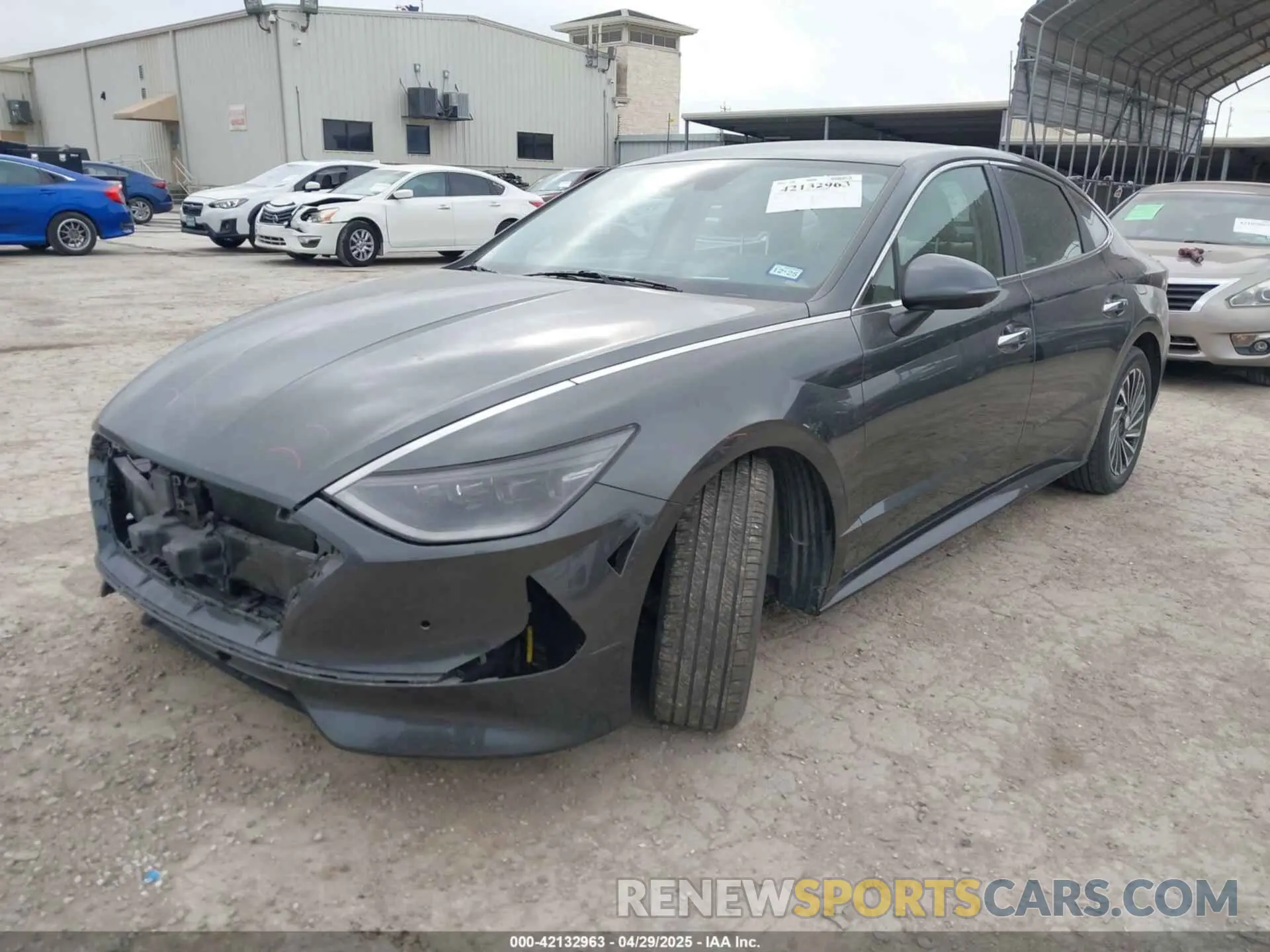 2 fotografías del automóvil dañado KMHL54JJ9MA027089 HYUNDAI SONATA 2021